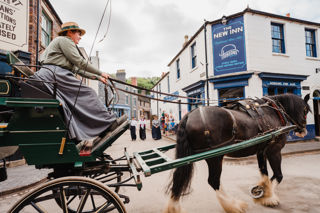 Horse bus at Blists Hill Victorian Town